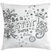 East Urban Home Floral Indoor/Outdoor 36" Throw Pillow Cover Polyester | 36 H x 36 W x 0.1 D in | Wayfair 83FC15169B384FA98AD1507EA1681496