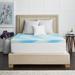 SealyChill 4" Memory Foam Mattress Topper Gel Memory Foam/Memory Foam | 75 H x 54 W in | Wayfair F02-00149-FL0