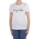 Tommy Hilfiger - Womens T Shirts - Tommy Hilfiger Women - T Shirt - Women's Heritage Crew Neck Graphic Tee - Classic White - Size M
