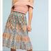 Anthropologie Skirts | Anthropologie Tiered Astrid Skirt, Printed | Color: Red/Tan | Size: S