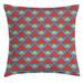 East Urban Home Retro Indoor/Outdoor Geometric 36" Throw Pillow Cover Polyester | 36 H x 36 W x 0.1 D in | Wayfair F7AE121B5A4544348C3DA4308851BBC3