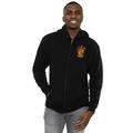 Harry Potter Men's Gryffindor Crest Breast Print Zip Up Hoodie Black X-Large