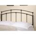 Winston Porter Kilbride Slat Headboard Metal in Black | 47 H x 60 W x 1.75 D in | Wayfair EE476F07B2C846E8BB7BAA3AB2C9E8FB