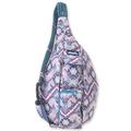 KAVU Original Rope Sling Pack with Adjustable Rope Shoulder Strap, Purple Ikat