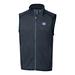 Men's Cutter & Buck Navy North Carolina Tar Heels Mainsail Full-Zip Vest