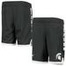 Youth Nike Anthracite Michigan State Spartans Elite Performance Shorts