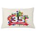 East Urban Home 35Th Birthday Indoor/Outdoor Lumbar Pillow Cover Polyester | 16 H x 26 W x 0.1 D in | Wayfair 24B05326098145F7B654C8E35E77C11C