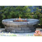 Loon Peak® Euron 12" H x 37" W Outdoor Fire Pit Table, Polyester in Gray/White | 12 H x 39 W x 39 D in | Wayfair 3677F563296948C485F667EA6ED10EF9