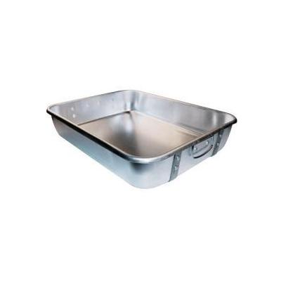 Winco ALRP-1824 24 x 18 in. Aluminum Roast Pan with Straps