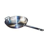Winco SSFP-12 12 in. Stainless Steel Fry Pan with Helper Handle screenshot. Cooking & Baking directory of Home & Garden.