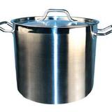 Winco SST-60 60 qt. Stainless Steel Stock Pot with Cover screenshot. Cooking & Baking directory of Home & Garden.