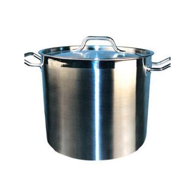 Winco SST-60 60 qt. Stainless Steel Stock Pot with Cover