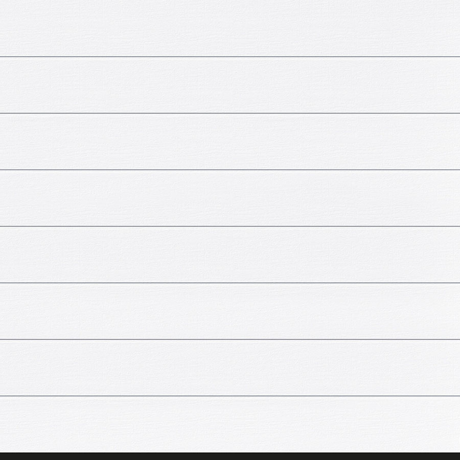 Hörmann Sektionaltor Rundum-sorglos-Paket RenoMatic Garagentor inkl. Zarge, Antrieb & Handsender, schmale Lamellen (M-Sicke), 2750x2125 mm,Verkehrsweiß (RAL 9016),Woodgrain Image