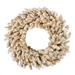 Vickerman 629192 - 30" Frosted Gold Wreath DuraLit 100WW (A193531LED) Gold Colored Christmas Wreath