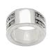 Excellence,'Men's Sterling Silver Band Ring'