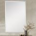 Ataren All-Glass 24" x 36" Rectangular Wall Mirror