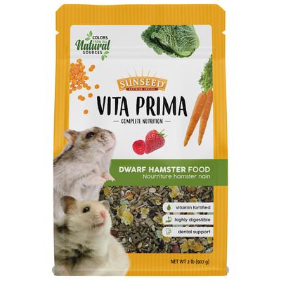 Sun Seed Vita Prima Dwarf Hamster Food, 2 lbs.