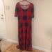 Lularoe Dresses | 3xl Lularoe Ana Dress Nwt | Color: Red | Size: 3x