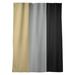 East Urban Home Colorado Stripes Room Darkening Rod Pocket Single Curtain Panel Sateen in Gray/Black/Yellow | 53 H in | Wayfair