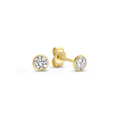 Isabel Bernard - Ohrknöpfe Isabel Bernard Rivoli Juliette - 585 gold Ohrringe 1 ct Damen (135.99 € / 1 ct)