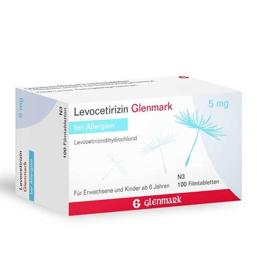 Levocetirizin Glenmark 5 mg Filmtabletten 100 St