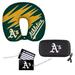 The Northwest Company Oakland Athletics Four-Piece Travel Set