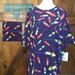 Lularoe Tops | Lularoe Irma Tunic Wms Sz Xl Msrp $35 For $15 Bnwt | Color: Blue | Size: Xl