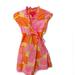 Lilly Pulitzer Dresses | Girls Lilly Pulitzer Jubilee Wrap Elephant Dress 8 | Color: Orange/Pink | Size: 8g