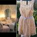 Anthropologie Dresses | Anthropologie Romanticvalentine Vintage Lace Dress | Color: Cream | Size: M