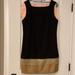 Zara Dresses | Black Gold & Bronze Zara Dress | Color: Black/Gold | Size: L