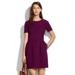 Madewell Dresses | Madewell Gallerist Ponte Dress Size 4 | Color: Purple | Size: 4