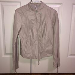 Free People Jackets & Coats | Free People Faux Suede Jacket Euc | Color: Pink | Size: 6