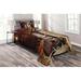 East Urban Home Western MIcrofiber Farmhouse/Country Coverlet/Bedspread Set Microfiber in Brown | Twin Bedspread + 1 Sham | Wayfair