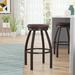 Holland Bar Stool 802 Misha Swivel Bar Stool Wood/Metal in Gray | 19 W x 19 D in | Wayfair 80230PWDCMpl