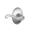 Schlage Flair Lever w/ Wakefield Trim Keyed Entry Lock in Gray | 6.8 H x 5.7 W x 4 D in | Wayfair F51AFLA626WKF