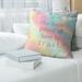 East Urban Home Love & Trust Quote Pillow Polyester/Polyfill/Leather/Suede | 14 H x 14 W x 3 D in | Wayfair E007447BB23B49C1A78EA1CF011457E9