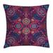 East Urban Home Indoor/Outdoor Floral 36" Throw Pillow Cover Polyester | 36 H x 36 W x 0.1 D in | Wayfair 811A40EFC83A4EBCAF7AD8DC2623607C