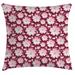 East Urban Home Japanese Cherry Blossom Sakura Indoor/Outdoor Floral 26" Throw Pillow Cover Polyester | 26 H x 26 W x 0.1 D in | Wayfair