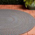 Blue 72 x 0.5 in Indoor/Outdoor Area Rug - World Menagerie Arsos Handmade Braided Denim Indoor/Outdoor Area Rug Polypropylene | Wayfair