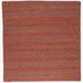 Red 96 x 0.5 in Indoor/Outdoor Area Rug - World Menagerie Dorgan Hand Braided Maroon Indoor/Outdoor Area Rug Nylon | 96 W x 0.5 D in | Wayfair