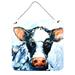 Gracie Oaks Cow Lick Wall Décor Metal in Blue/Gray | 6 H x 6 W x 0.03 D in | Wayfair 280A8F5861EA4DC289F6E34D8C6CF889