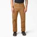 Dickies Men's Relaxed Fit Heavyweight Duck Carpenter Pants - Rinsed Brown Size 30 34 (1939)