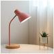 Desk Lamp,Wood Adjustable Table Lamp Iron Macarons Simple Table lamp Designer Table Lamp Eye Protection Reading Lights Bedside Table Lamp Office Lamp Nightstand Light for Living Room Bedroom,Pink