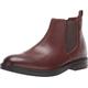 Clarks Men's Paulson Up Chelsea Boot, Mahogany Leather, 7 UK