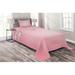 East Urban Home Pearls Pink Microfiber Modern & Contemporary Coverlet/Bedspread Set Microfiber in Pink/Yellow | Twin Bedspread + 1 Sham | Wayfair