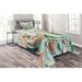 East Urban Home Sky Microfiber Farmhouse/Country Coverlet/Bedspread Set Microfiber in Blue/Green | Twin Bedspread + 1 Sham | Wayfair