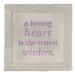East Urban Home Love & Wisdom Quote Single Reversible Comforter Polyester/Polyfill/Microfiber in White/Indigo | King Comforter | Wayfair