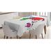 East Urban Home Ambesonne World Map Tablecloth, Contemporary Illustration Of World Map Image Where People Live Education Theme | 60 D in | Wayfair