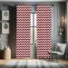 East Urban Home Ambesonne Geometric 2 Panel Curtain Set, Curved Lines w/ Bicolor Oval Shapes Abstract Flow Themed Pattern | 84 H in | Wayfair