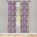 East Urban Home Semi-Sheer Rod Pocket Curtain Panels Polyester | 84 H in | Wayfair 4058FC57314E4BA484C21171C5A41A7B